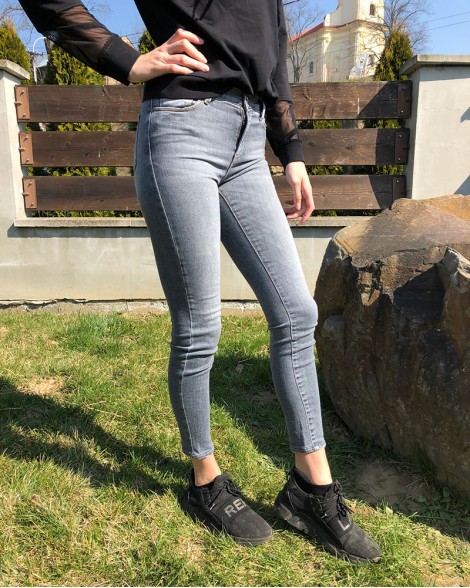 Džíny dámské Twinset SKINNY šedé